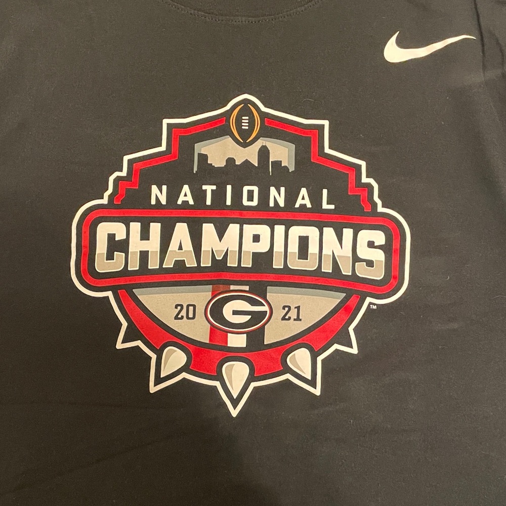 Nike Black National Champions Tee